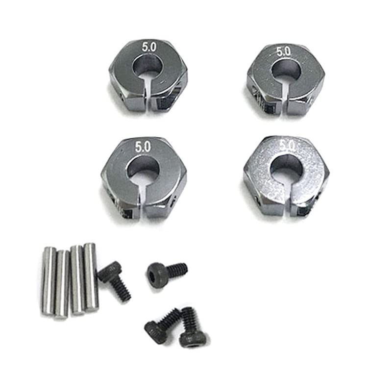Roues hexagonales 12 mm pour 1/10 TRX Axial Tamiya TC Drift | Lot de 4 jantes RC