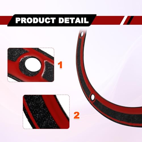 Image of 1 Pcs 5 Holes Gasket Gasket Clutch For Motorcycle Compatible With Harley Touring Dyna Electra Glide Softail Fatboy Fxd 1999-2016 25416-99X