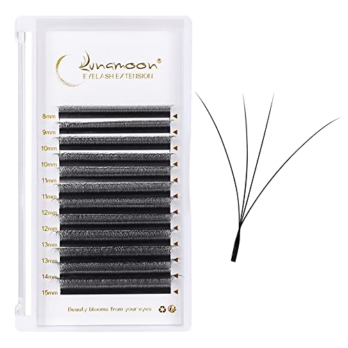 Lunamoon Volume Eyelashes, 4D W Eyelash Extension, Premade Fans Eyelash Extensions, Eyelash Extensions, Pre-Fanned Eyelashes