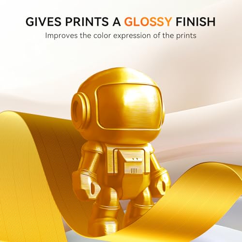 Image of TECBEARS Silk Filament Bundle, 10KG Shiny Silk PLA Filament with Smooth Silky Surface, Pack of 10, Light Gold+Sliver+Black+White+Red Copper+Pink+Red+Blue+Green+Orange