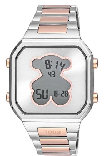 TOUS Watches d-Bear Reloj para Mujer Digital con Brazalete de Acero Inoxidable 3000134700
