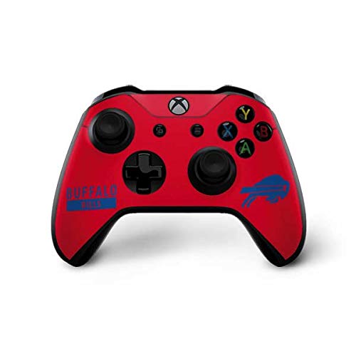 Skinit Decal Gaming Skin Compatible with Xbox One X Controller - Officially Licensed NFL Buffalo Bills Red Performance Series Design