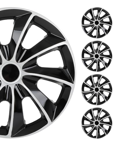 SCITOO Snap On Hubcap Rim 16 inch Auto Tire Replacement Exterior Cap OEM Steel Wheel Hubcaps Wheel Cover