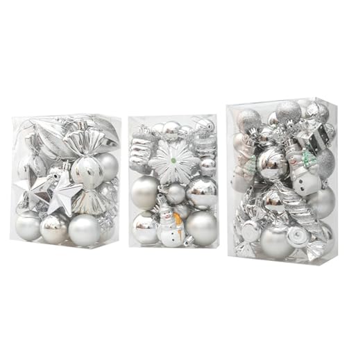 20 Pçs/29 Pçs Árvore Ornamento Bolas Pingente Coleção Bauble Criar Atmosferas Festivas Decoração Da