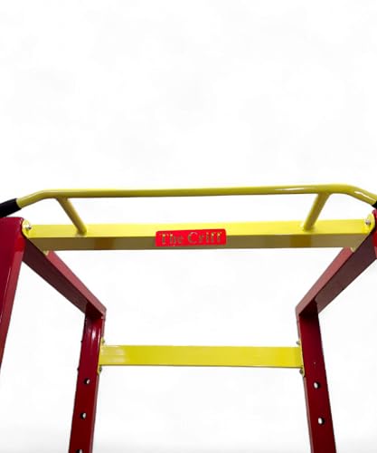 Image of Commercial Power Rack 4X2 Pipe Structure Welded Heavy Duty Strength Training Rack J-Lock, Squat-Lock Pairs| Squats,Benchpress,Deadlifts| Multi-Functional Power Rack with Pull-up bar (TC175)