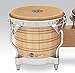 Latin Percussion LP201A-2 Bongo Drum Natural / Chrome