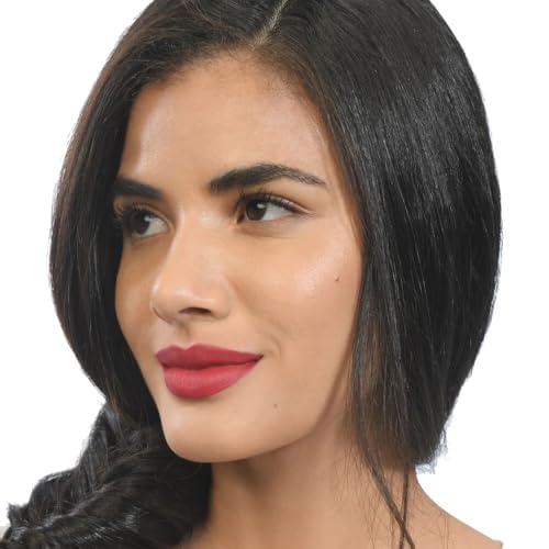 Image of Kiro Moist Matte Lipstick Hibiscus Petal (Berry Pink), 4.2 gm, Smudgeproof, Long lasting, Matte Lip stick, Vegan, No Paraben, Jojoba Oil, Cocoa Butter, Non Toxic Lipstick for Intense Pigmentation