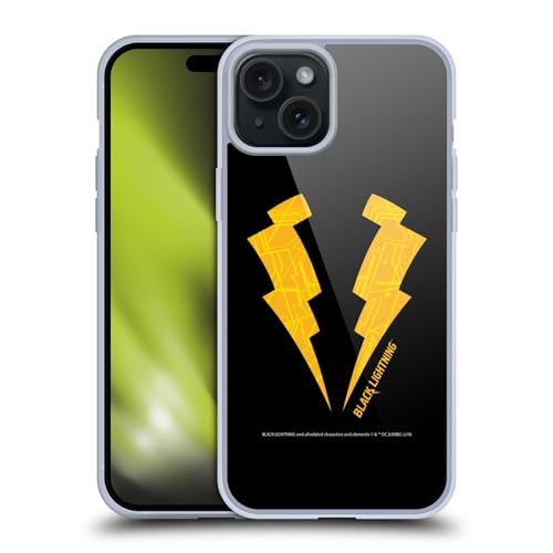 Funda flexible Black Logotipo para evitar impactos en iPhone 15 Plus