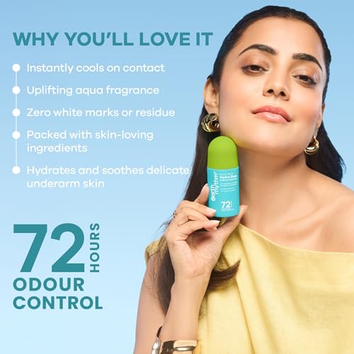 Image of Earth Rhythm 2% HA Aqua Fresh Cooling Underarm Roll On No Aluminium No Paraben - Cooling Deo