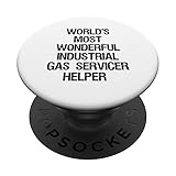 Weltweit wunderbarster industrieller Gasservicer-Helfer PopSockets mit austauschbarem PopGrip