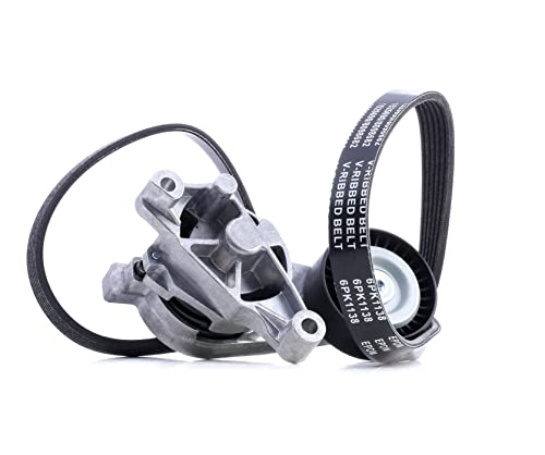 Courroie trapézoïdale à nervures RIDEX 542R1018 avec galet tendeur AUDI A3 8PA