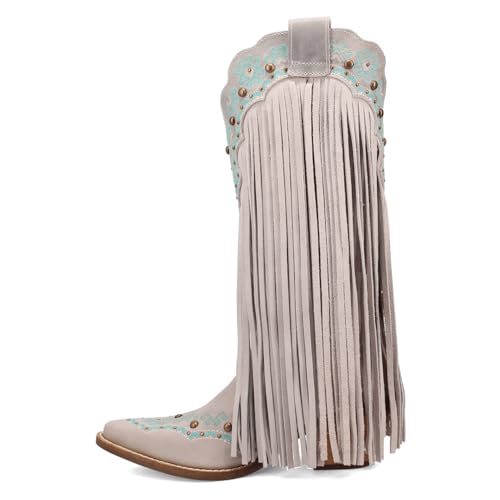 Dingo Women's Tequila Fringe Southwest Sunrise Snip Toe Western Boot3