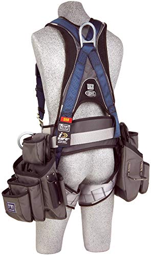3M DBI-Sala Exofit Construction Style Harness with Tool Pouches, Large