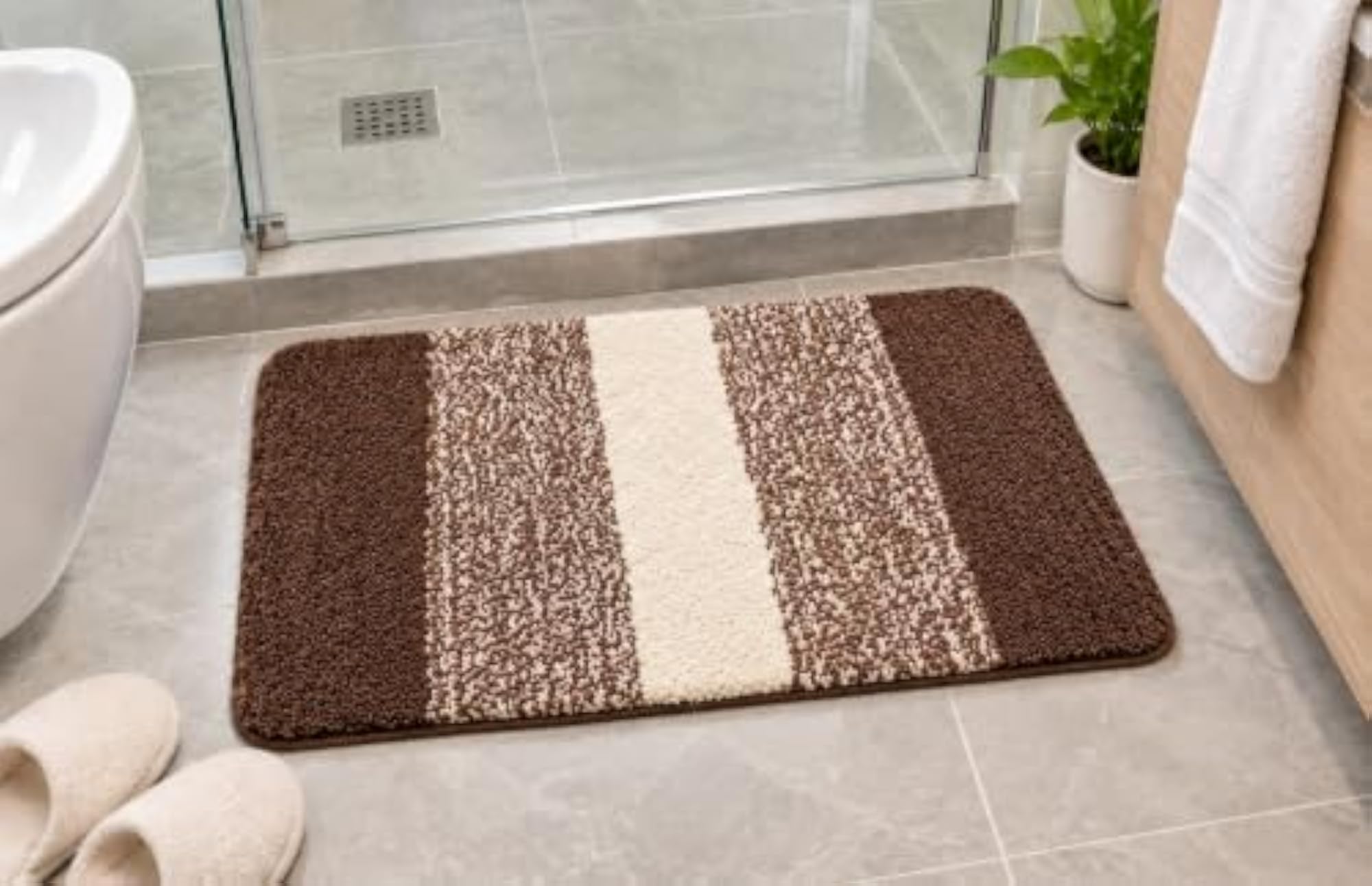 Microfibre Bath Mat for Bathroom Soft Absorbent