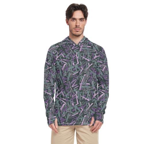Sweat à capuche léger homme UPF 50+ respirant à manches longues
