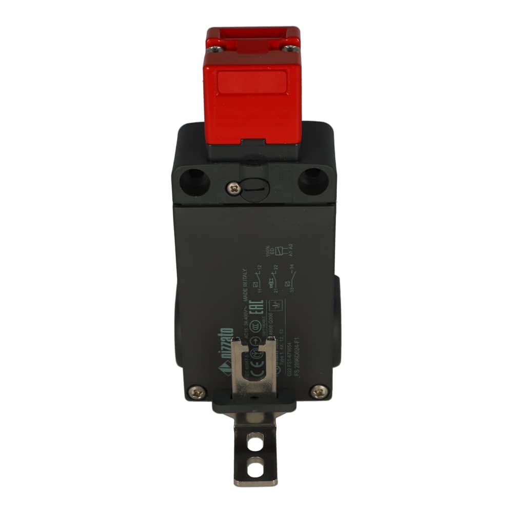 FS 2896D024-F1 | FS2896D024-F1 | PIZZATO STANDARD DIN SIZE SOLENOID SAFETY SWITCH WITH 1NC + 1NO SOLENOID OPERATED CONTACTS & 1NC ACT