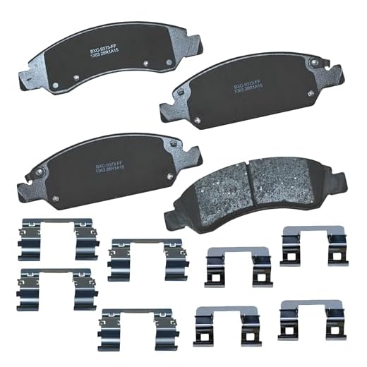Bendix Premium SBC1363 Ceramic Front Brake Pads for Cadillac Escalade, ESV,EXT,XTS,Chevrolet Avalanche,Cheyenne,Express 1500,Silverado Classic,LD,Suburban,Tahoe,GMC Savana Sierra,Limited,Yukon,XL,