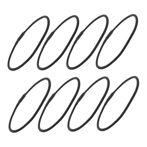 VANZACK 8pezzi Fasce Elastiche Antiurto per Microfono in Gomma Robusta Anello Smorzatore Supporto Microfono Condensatore Fascia Elastica di Ricambio per Configurazioni di Microfoni