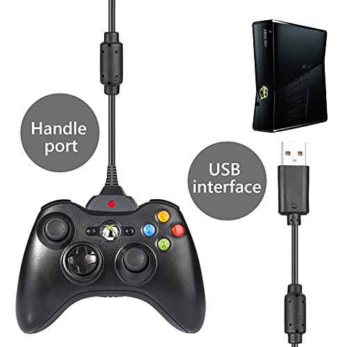 Charger For Xbox 360 Controller, 2 Pack Usb Charging Cable Compatible With Microsoft Xbox 360 Slim Wireless Game Controllers, 6 Feet #TOP3