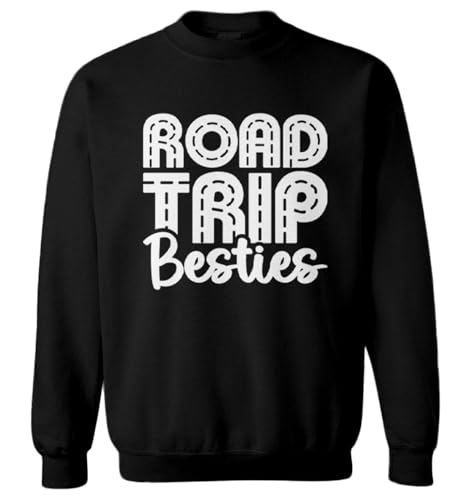 Haase Unlimited Road Trip Besties - Vacation Toddler Fleece Crewneck Sweater