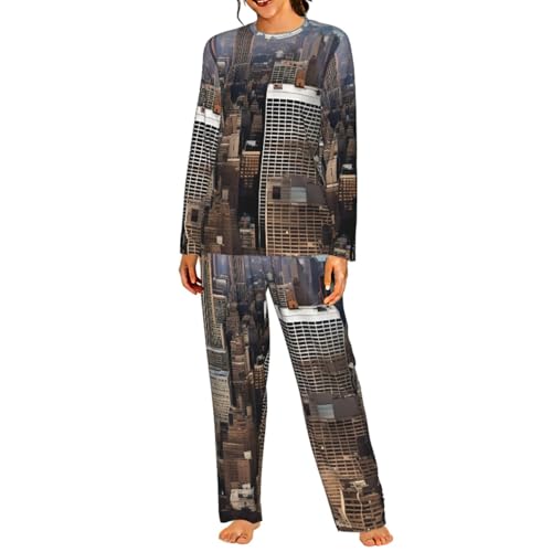 Pyjama à manches longues doux pour des soirées cocooning à la maison
