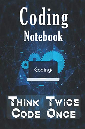 Coding Notebook Journal Gift: 6 x 9 120 White paper Coding Notebook Gift