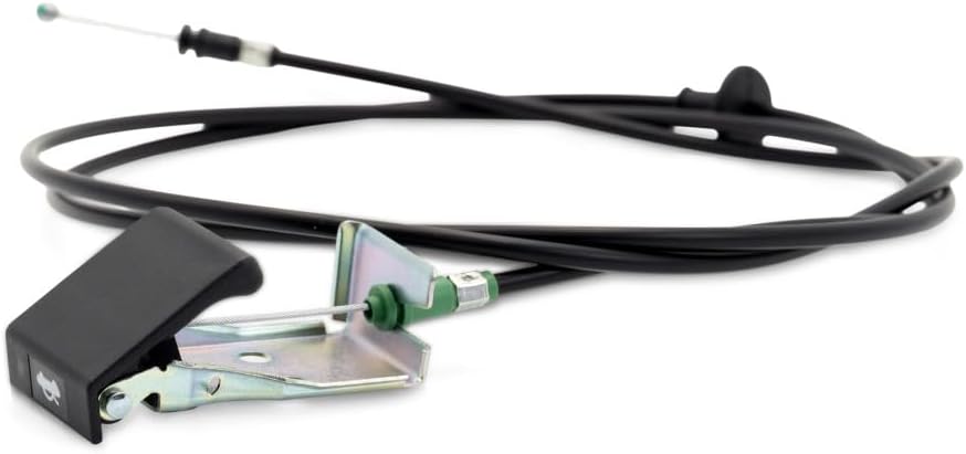 KarParts360 For Hummer H3 2006 07 08 09 2010 Hood Release Cable | Black | Plastic/Metal | With Handle | Replacement For 25854190