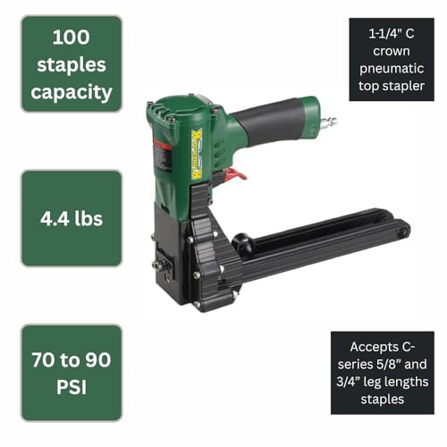 Klinch-Pak KP-CPN Pneumatic 1-1/4 Inch C-Crown Carton Closing Top Stapler for C-Series 5/8-Inch to 3/4-Inch Staples Leg SIM to H-3064, Ideal for Box Closing, Displays and Packaging by Klinch-Pak - Image 3