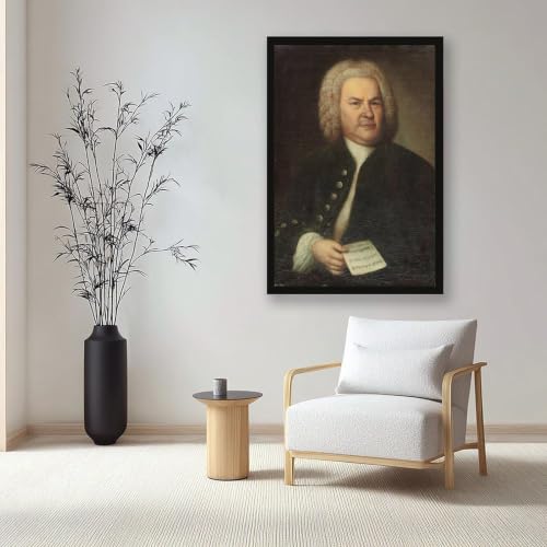 Poster Bach impression sur toile pour sublimer votre studio de musique