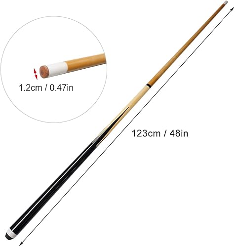 Miniatura 3 de 48In Junior Kid Billiard Eje Madera Piscina Cue Stick Entretenimiento Snooker Billar Herramienta