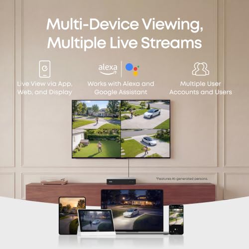 eufy NVR System E50 4-Cam Kit 4K Dual-Lens Bullet-PTZ 2TB HDD 24/7 Recording Color Night Vision - image 7