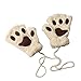 Handschuhe Damen Niedlich Katze Klaue Pfote Plüschwarmen Fingerlose Handschuhe Kawaii Cosplay Kunstpelz Warm Katzen Handschuhe Winter Halbfingerhandschuhe für Mädchen Frauen (Beige, One Size) And Play günstig Kaufen-Handschuhe Damen Niedlich Katze Klaue Pfote Plüschwarmen Fingerlose Handschuhe Kawaii Cosplay Kunstpelz Warm Katzen Handschuhe Winter Halbfingerhandschuhe für Mädchen Frauen (Beige, One Size)