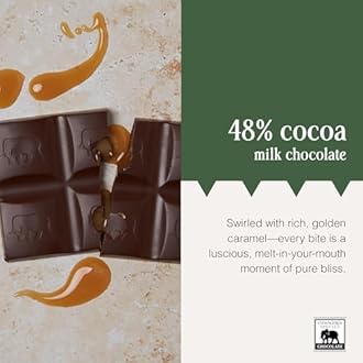 Endangered Species Chocolate Bar 3oz (12 Pack) (Natural 48% Cacao Milk Chocolate w/Caramel)