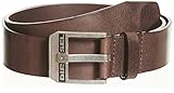 marco polo gürtel schwarz Glänzendes Flaschenleder Diesel Herren Gürtel BLUESTAR, Braun (Chestnut/Argento America H5900-Pr227), 90 (Herstellergröße: 105)