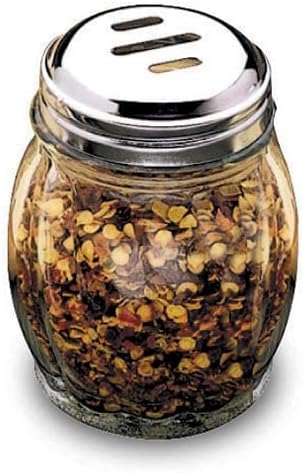 Tablecraft 260SL-1 Cheese/Hot Pepper Shaker 6 oz. Capacity I Dozen