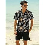Hawaiian Shirt for Men Short Sleeve Button Down Shirt Men Casual Summer Tropical Beach Aloha Shirts for Men Hawaii Party - Image 5