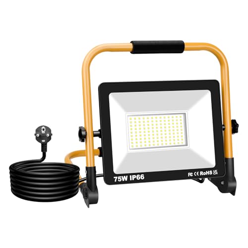 Focos LED de trabajo para iluminación de garaje y zonas de construcción en exteriores