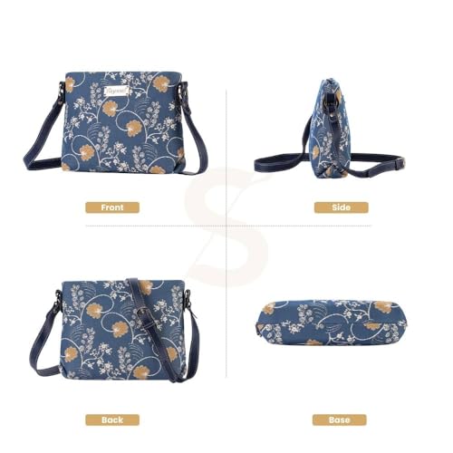 Image of Signare Tapestry Crossbody Bag Sling Shoulder Purse for Women