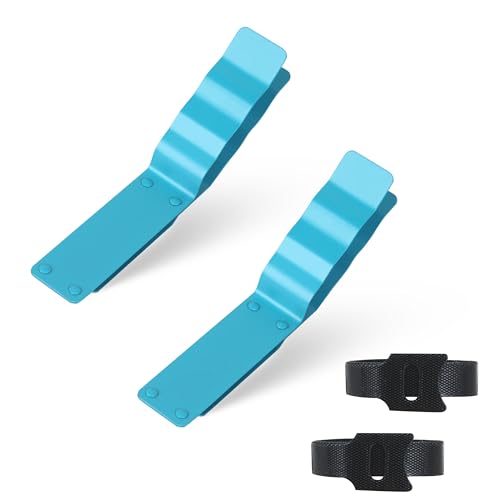 Cigar Clips & Stands For Magnetic Golf Cart, Golf Cart Cigar Holder Clip, Aluminum Alloy Strong Magnetic, Bright Blue Anti Loss, Equipped With Nylon Strap, 2 Pcs.
