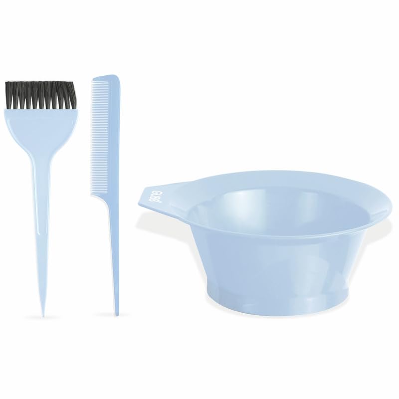 GUBB Hair Coloring Kit Blue - Hair Dye Brush with Strong Nylon Bristles, Perfect for Hair Dyeing & Mehandi, Tail Comb & Mixing Bowl, Reusable & Easy to Clean-image-9