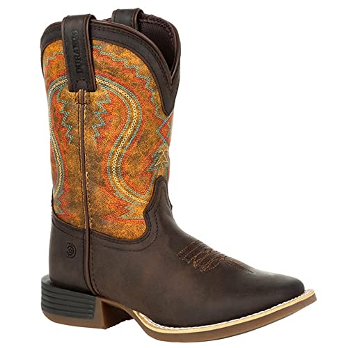 Durango Lil Rebel Pro™ Little Kid's Burnt Orange Western Boot Size 12(M) #TOP1