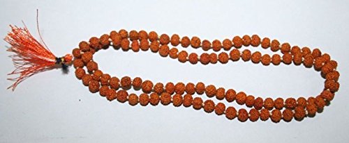 IndianStore4All 5 M.M. Smallest Very Small and Rare Rudraksha mala of 108+1 Hindu Prayer Beads