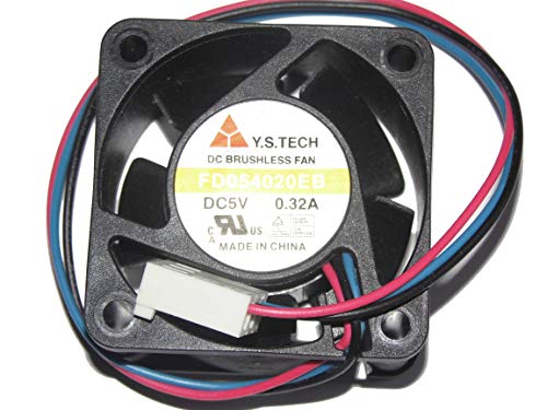 Ventilateur de refroidissement silencieux 5V 40mm à flux continu