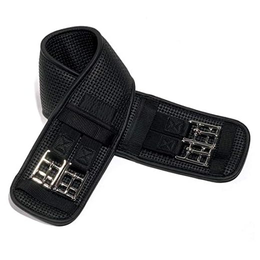 Ovation Airform Chafeless Girth - Color:Black Size:28