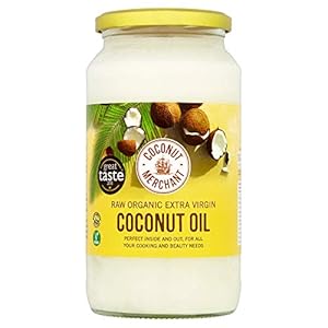 Coconut Merchant Organic Coconut Oil 1L | Extra Virgin, Raw, Cold Pressed, Unrefined | Ethically Sourced, Vegan…