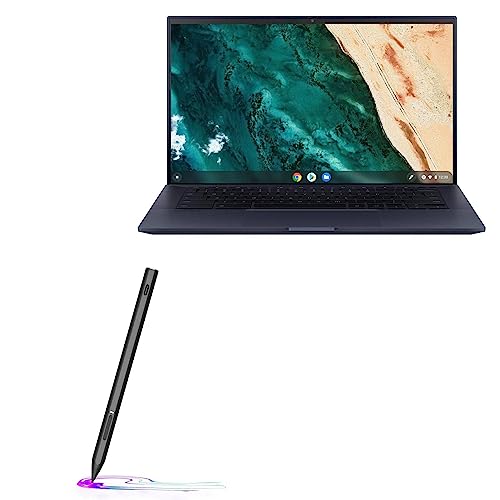 BoxWave Stylus Pen Compatible with ASUS Chromebook CX9 (CX9400) - DynaScript USI Active Stylus, Electronic USI Stylus with Ultra Fine Tip - Jet Black