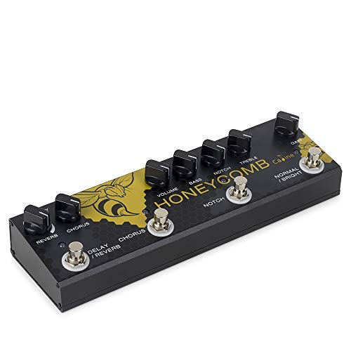 Amazon.com: Caline Pedal Multiefecto para Guitarra Acústica 3 Efectos  Digital 2 Banda EQ : Todo lo demás