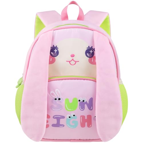 GAGAKU Kindergarten Rucksack für 2-5 Jahre Mädchen Kleinkind Kinderrucksack Kinder kindergartenrucksack mit Brustgurt Verstellbarer Schultergurt Mini Tagesrucksack Reisetasche - Kaninchen GAGAKU Kindergarten Rucksack für 2-5 Jahre Mädchen Kleinkind Kinderrucksack Kinder kindergartenrucksack mit Brustgurt Verstellbarer Schultergurt Mini Tagesrucksack Reisetasche - Kaninchen