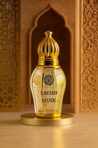 Image of Lavish Musk Luxury Attar for Unisex, Long Lasting & Non-Alcoholic, Pure Natural Roll-on Attar, Perfume for Men & Women, Suitable for Every Occasion, 12 ml