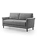 Zinus Jackie Sofa Couch/Easy, Tool-Free Assembly, Soft Grey